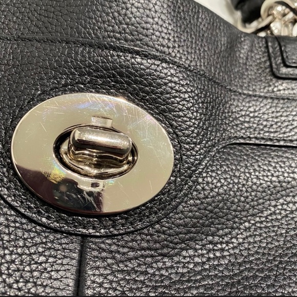 Coach Penelope black peopled leather purse - Picture 10 of 11